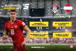 AdmiralBet i Sportske specijal - Srbi i Austrijanci vam donose sjajne kvote!